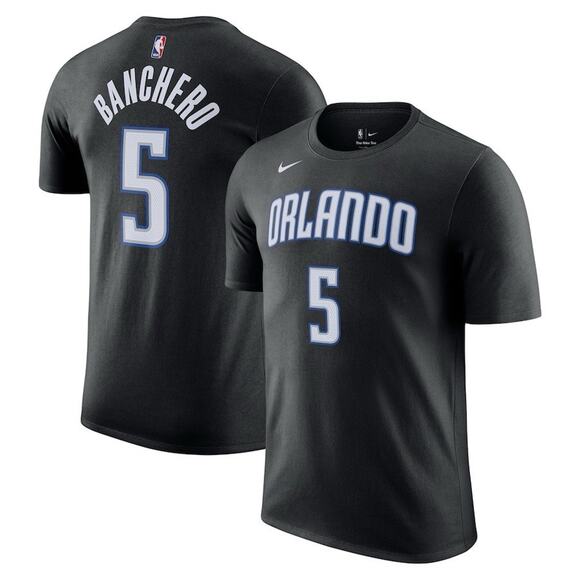 Youth XL Nike Tee NBA Orlando Magic Paolo Banchero Jersey T-Shirt Icon 5 - Picture 1 of 4
